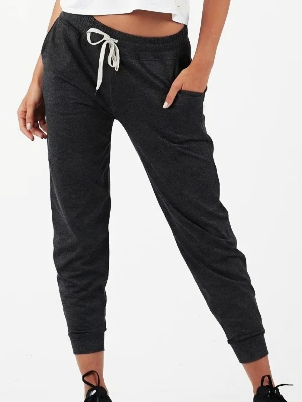 VUORI NWT Black Charcoal Drawstring Jogger Pants Medium
